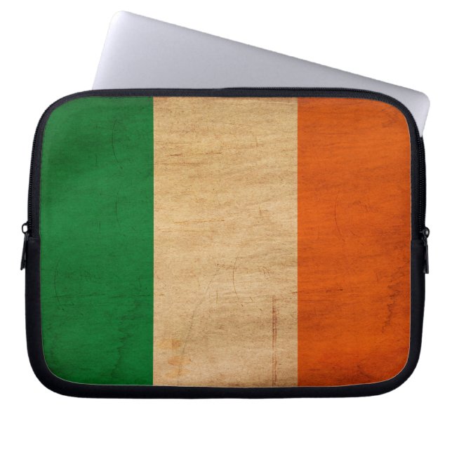 Irland flagga laptop fodral (Framsidan)