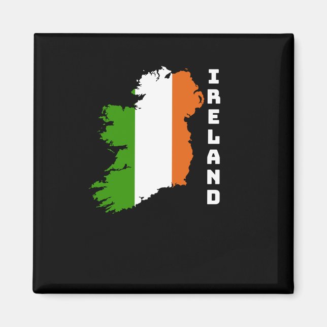 Irland Flagga Magnet (Framsidan)