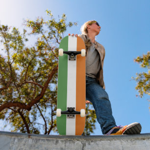 Irland flagga mini skateboard bräda 18,5 cm