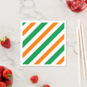 Irland flagga mönster pappersservett