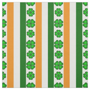 Irland, flagga/Orange, vit och grönt, schampel Tyg