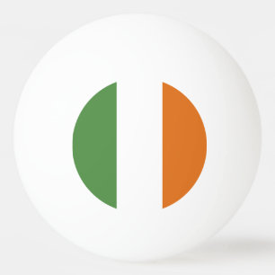 Irland flagga pingisboll