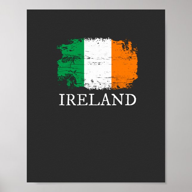 Irland Flagga Poster (Framsidan)
