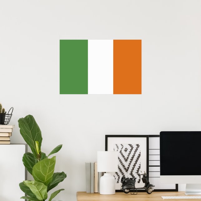 Irland flagga poster (Hemmakontoret)
