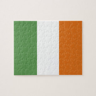 Irland flagga pussel