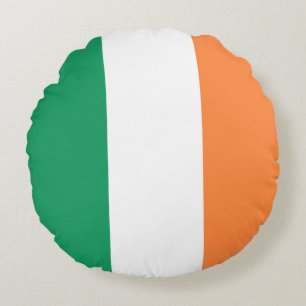 Irland Flagga Rund Kudde