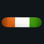 Irland flagga skateboard bräda 20,5 cm<br><div class="desc">Irland flagga. Underbar kvalitets- Irland flagga. Vi har andra Irland gåvaprodukter,  Irland som skjortor med både beklär och drar tillbaka tryck,  Irland muggar,  Irland kort och mycket mer för Irland</div>