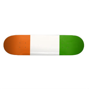 Irland flagga skateboard bräda 20,5 cm