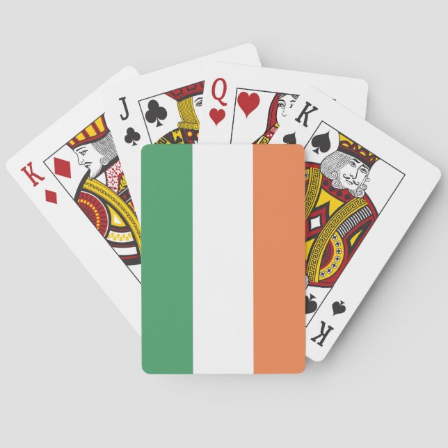 Irland flagga spel kort (Baksidan)