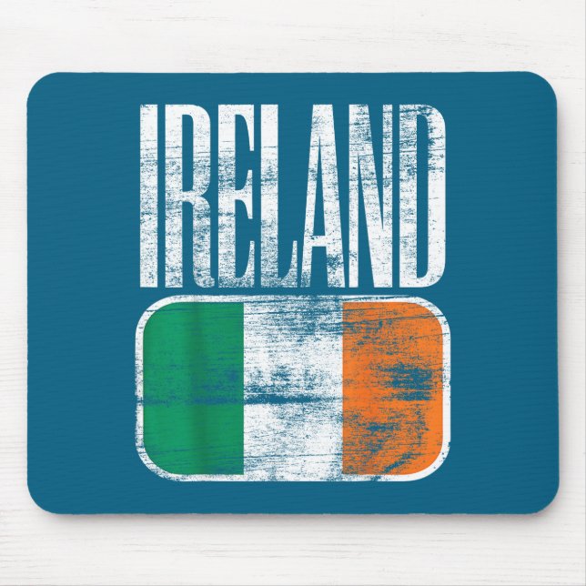 Irland Flagga Stöd  Musmatta (Framsidan)