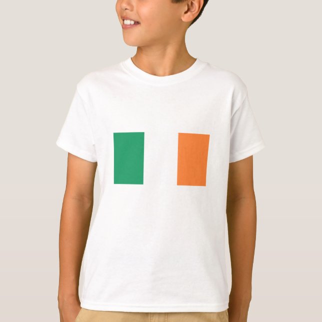 Irland Flagga T Shirt (Framsida)