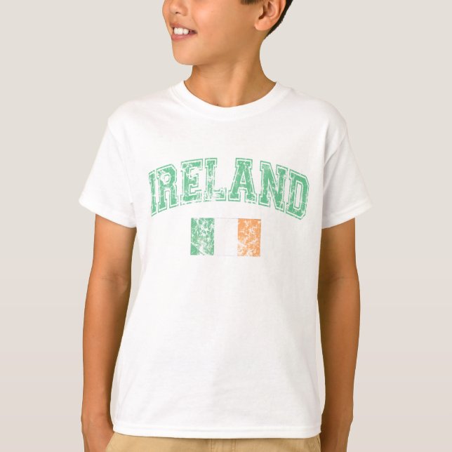 Irland flagga tee shirt (Framsida)