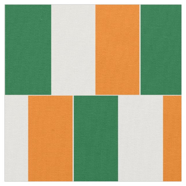 Irland flagga tyg (Närbild)