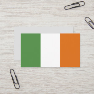 Irland flagga visitkort
