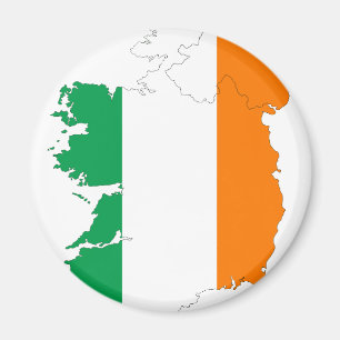 Irland flaggakarta magnet
