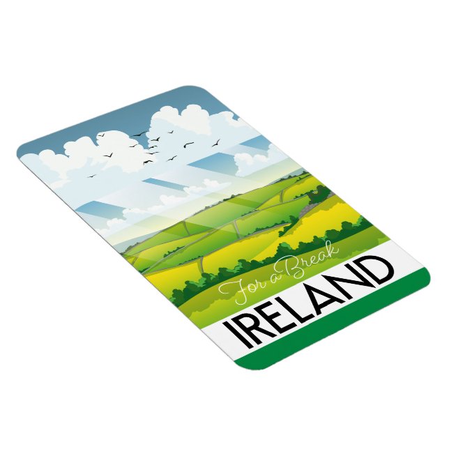 Irland för ett vykort för rastresor magnet (Högersidan)