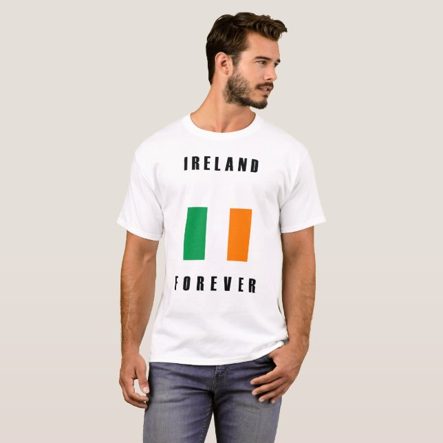 Irland för evigtMotto Tee (Hel framsida)