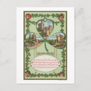 Irland Forever - Kork och Killarney Castles Vykort