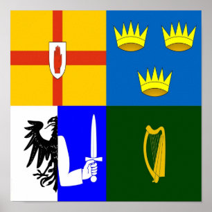 Irland fyra landskap poster