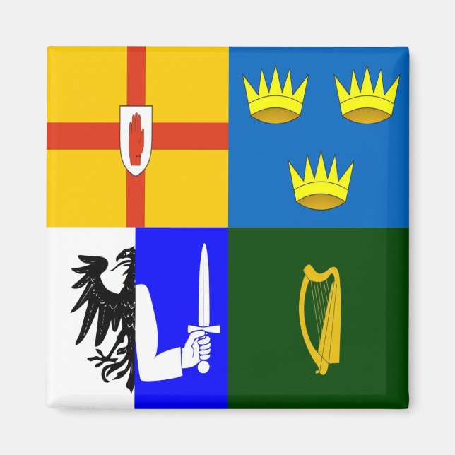 Irland Fyra provinser Magnet (Framsidan)