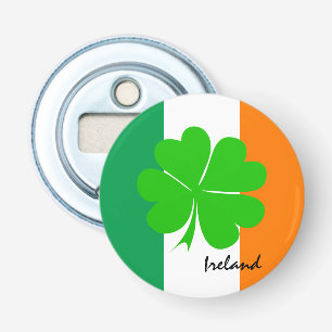 Irland & fyrklöver, Irish flagga /sport fläkt Flasköppnare