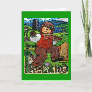 Irland hälsningkort kort