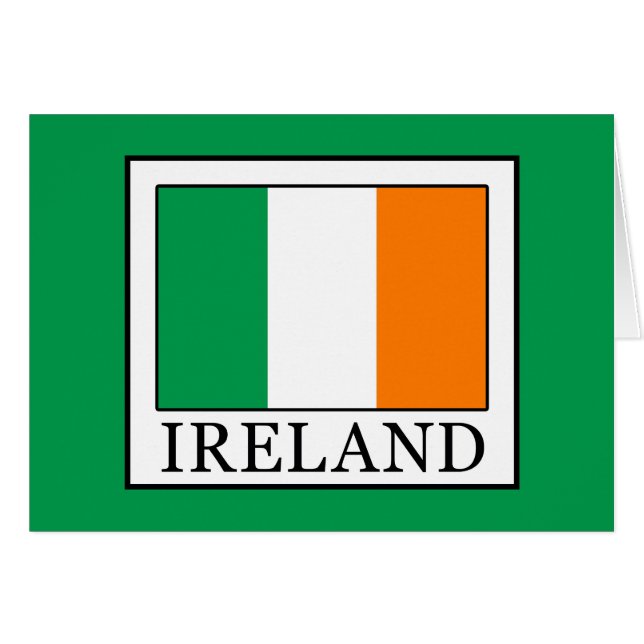 Irland Hälsningskort (Framsidan Horizontal)