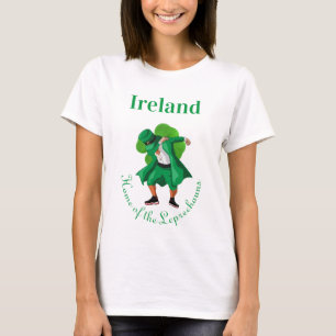 Irland Hem för Leprechauner St Patricks dag T Shirt