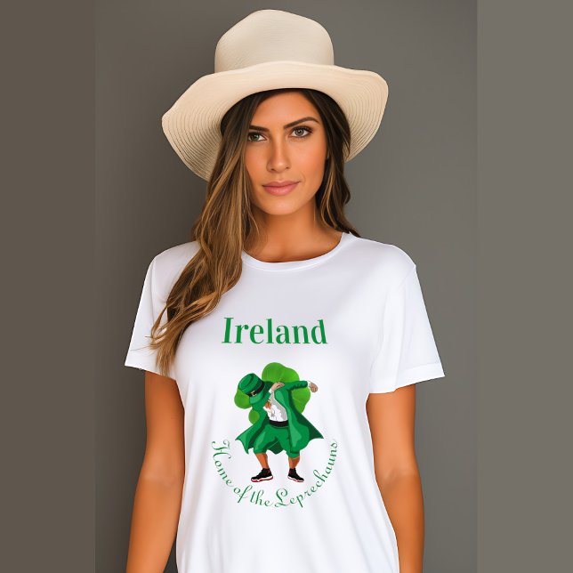 Irland Hem för Leprechauner St Patricks dag T Shirt (Skapare uppladdad)