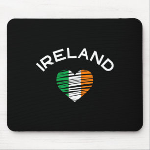 Irland Hjärtat St Patricks Stolta Irländska Flagga Musmatta
