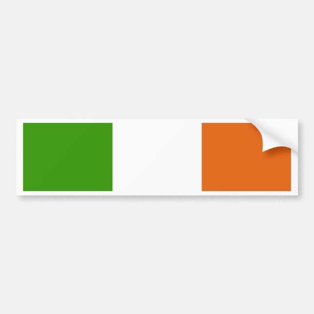 Irland högkvalitativ flagga bildekal (Framsidan)