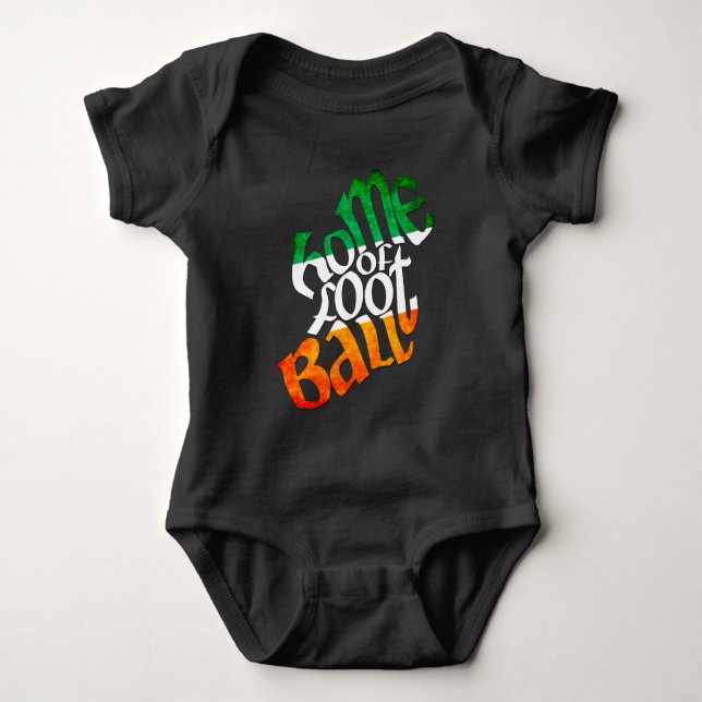 Irland Home of Gaelic Football Baby Grow Tee (Framsida)