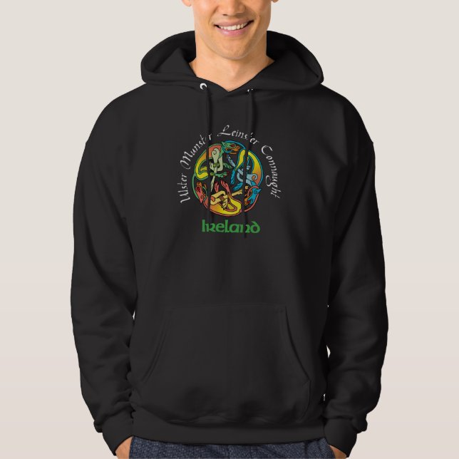 Irland Hoodie med landskap (Framsida)
