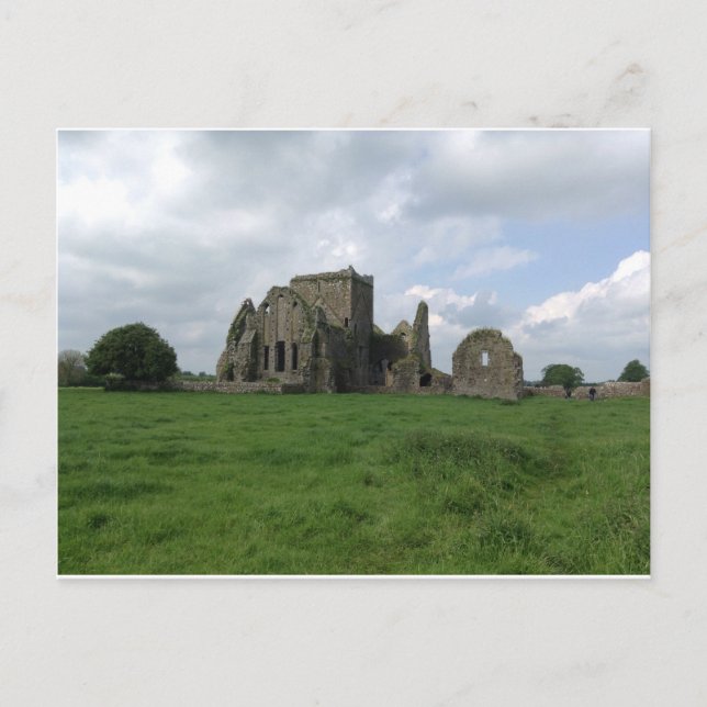 Irland Hore Abbey Irish Ruins Sten i Cashel Vykort (Framsida)
