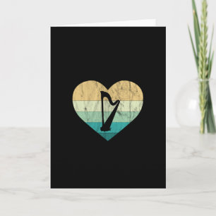 Irland - I Kärlek Irish Harp Kort