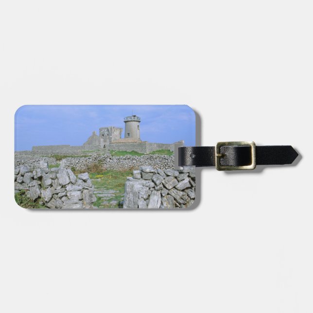 Irland, Inishmore, Aran Island, Dun Aengus Fort Bagagebricka (Horisontell Framsida)