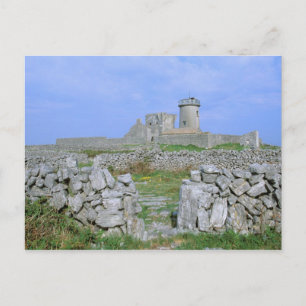 Irland, Inishmore, Aran Island, Dun Aengus Fort Vykort
