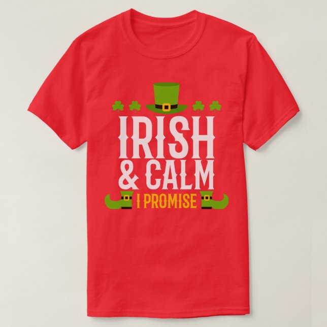 Irland Irish and Lugn I Lomise T Shirt (Design framsida)