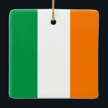 Irland (Irish) Flagga Julgransprydnad Keramik<br><div class="desc">Anpassade World Flagga Products ( i världen) - Lägg gärna till din egen text.</div>
