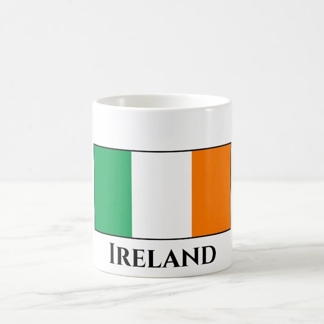 Irland (Irish) Flagga Kaffemugg (Center)