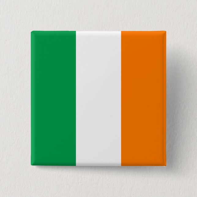 Irland (Irish Flagga) Knapp (Framsida)