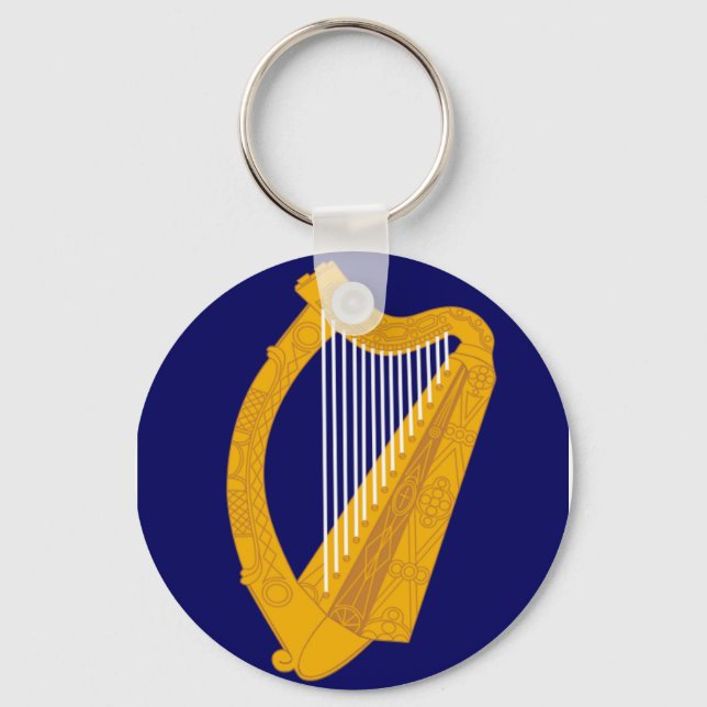 Irland Irish Harp emblem Nyckelring (Framsida)