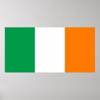 Irland - Irish National Flagga