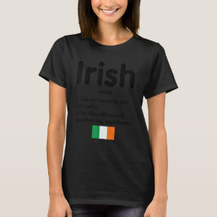 Irland Irishman Irish Karta Irish Flagga St Patric T Shirt