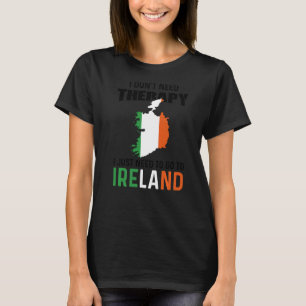 Irland Irishman Irish Karta Irish Flagga St Patric T Shirt