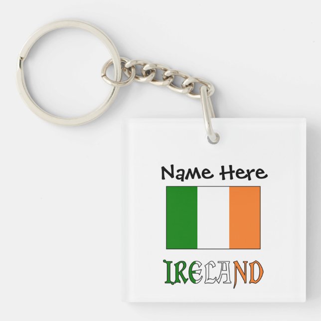 Irland Iriska flaggan Personlig  (Framsidan)