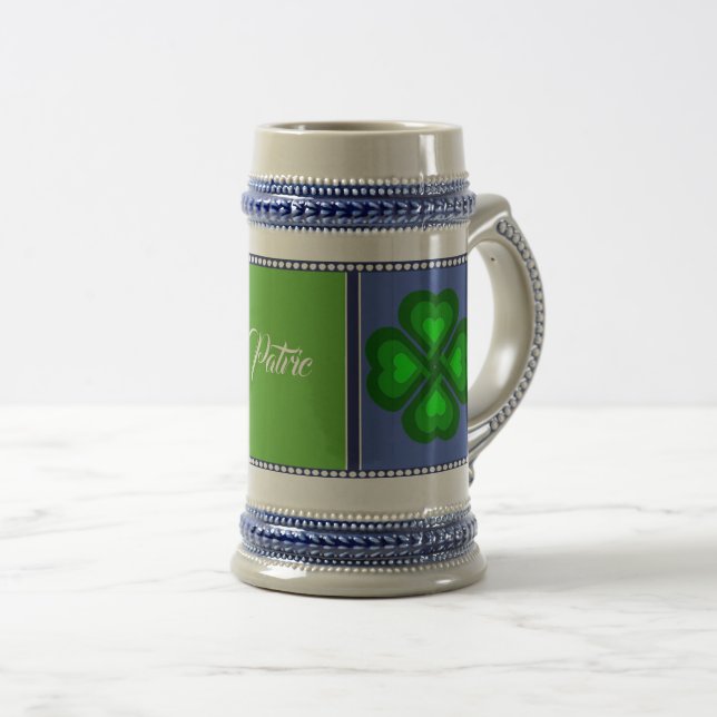 Irland, iriska, schamprock, 4 löv klöver, lägg til sejdel (Framsida höger)