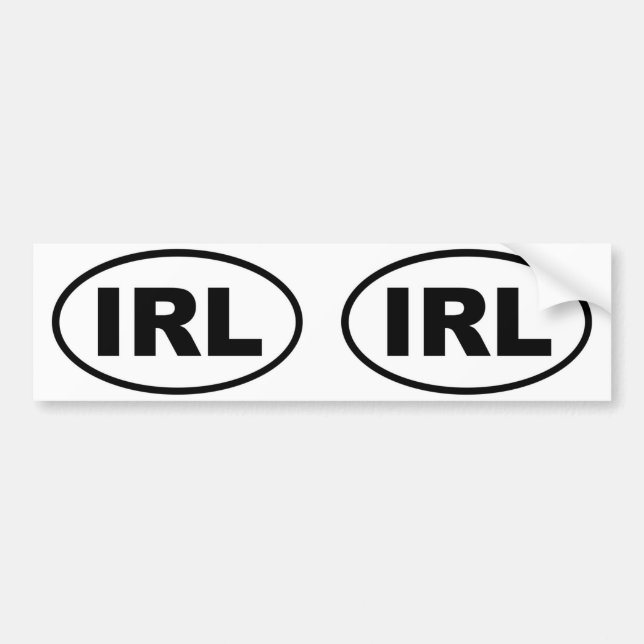 Irland IRL European oval Bildekal (Framsidan)