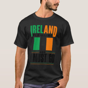 Irland, Irland, Flagga Irland, begär och T Shirt