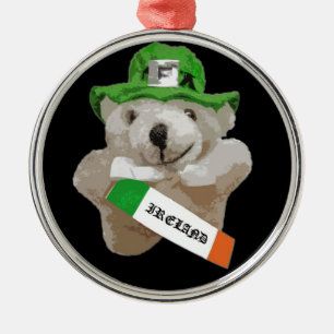 Irland irländsk trollnalle, svart julgransprydnad metall